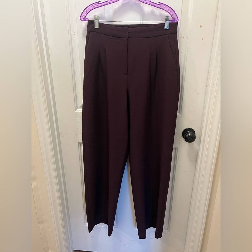 LIKE NEW Express Purple Super High Rise Wide Leg Trousers - Sz 8R